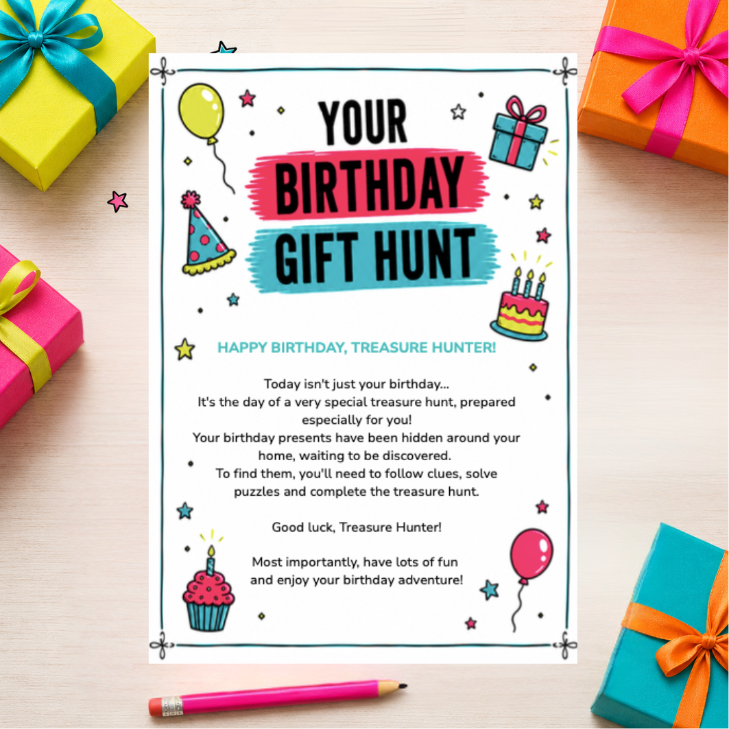 The Birthday Gift Hunt: Hotel Edition (6–8 years)