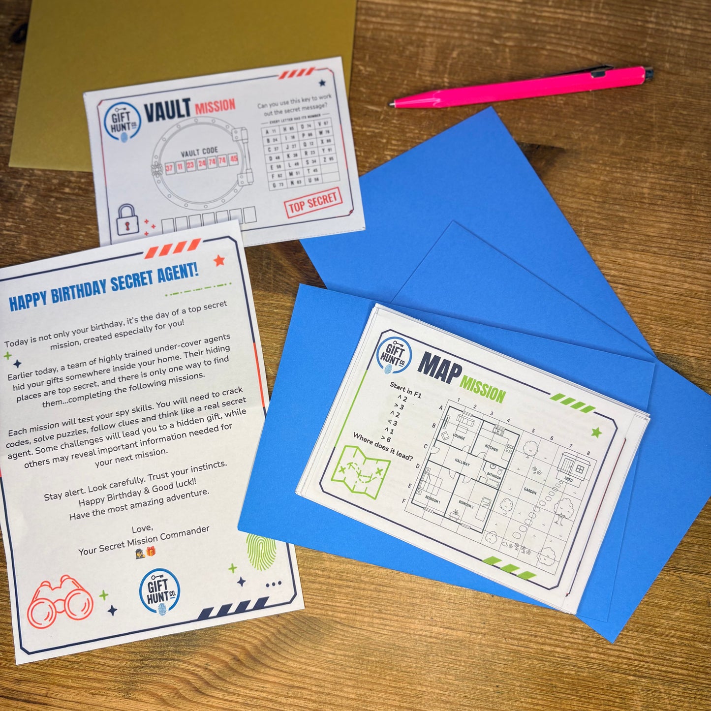 Birthday Spy Mission Gift Hunt: Hotel Edition (8–10 years)