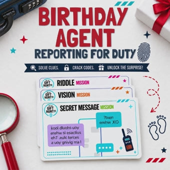 Spy Mission Birthday Gift Hunt (8–10 years)
